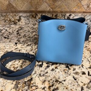 Coach Blue Bucket Bag